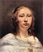 BRAY, Jan de Portrait of a Young Woman dg oil painting artist